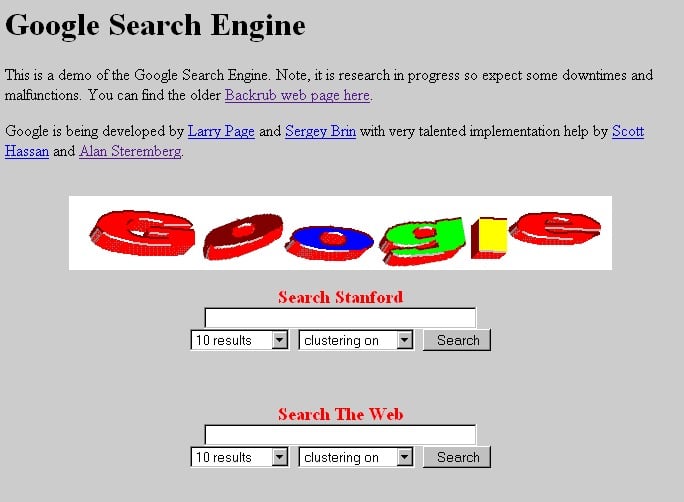 Google En 1996